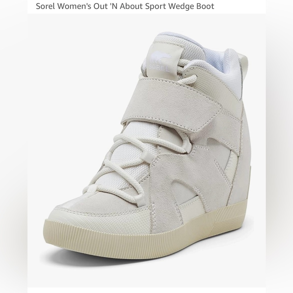 Sorel Women's Cream Sport Wedge Sneaker